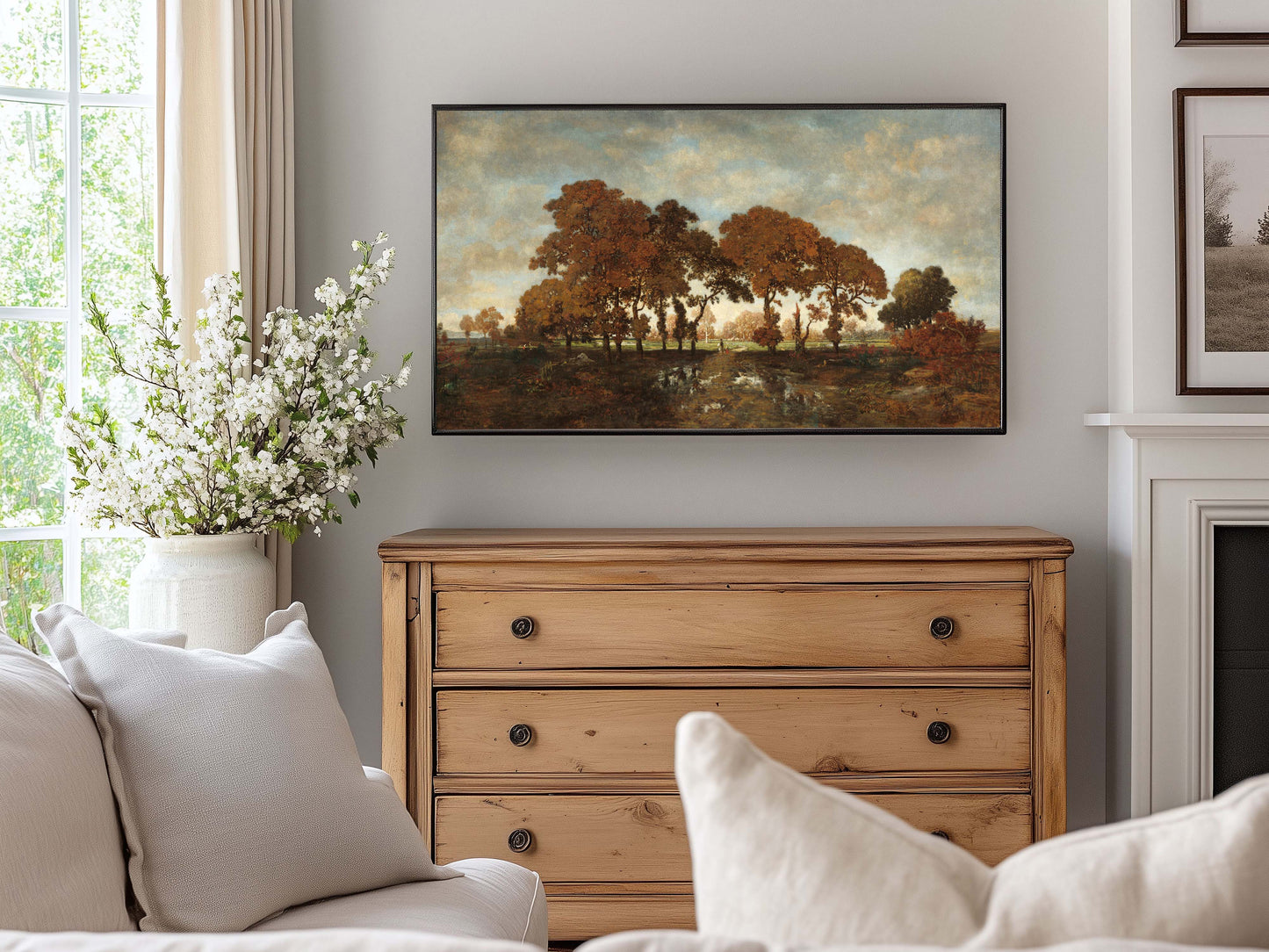 Fall Trees After the Rain TV Art