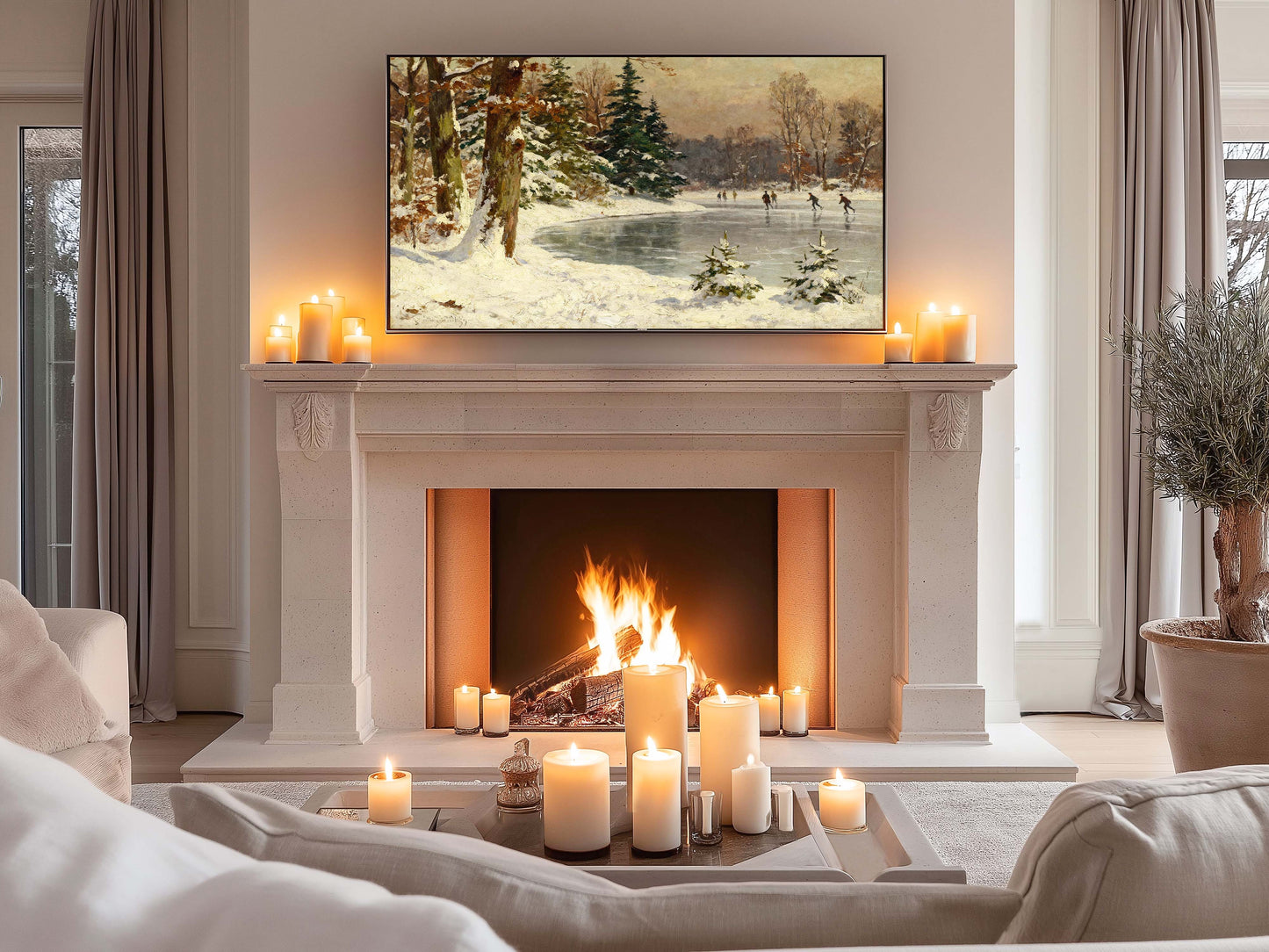 Sunday Skating TV Art