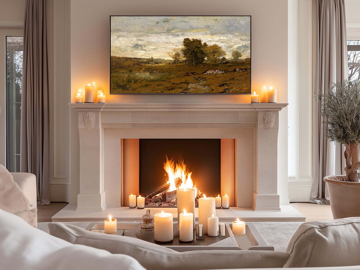 Autumn Landscape Scene Fall TV Art