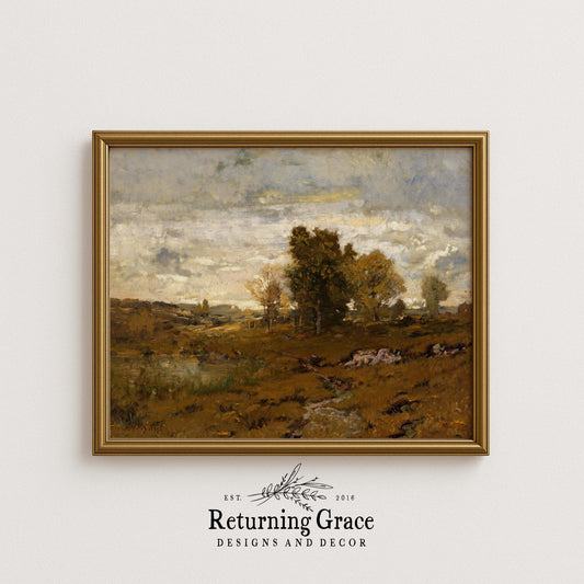 Autumn Landscape Scene Fall Printable Art