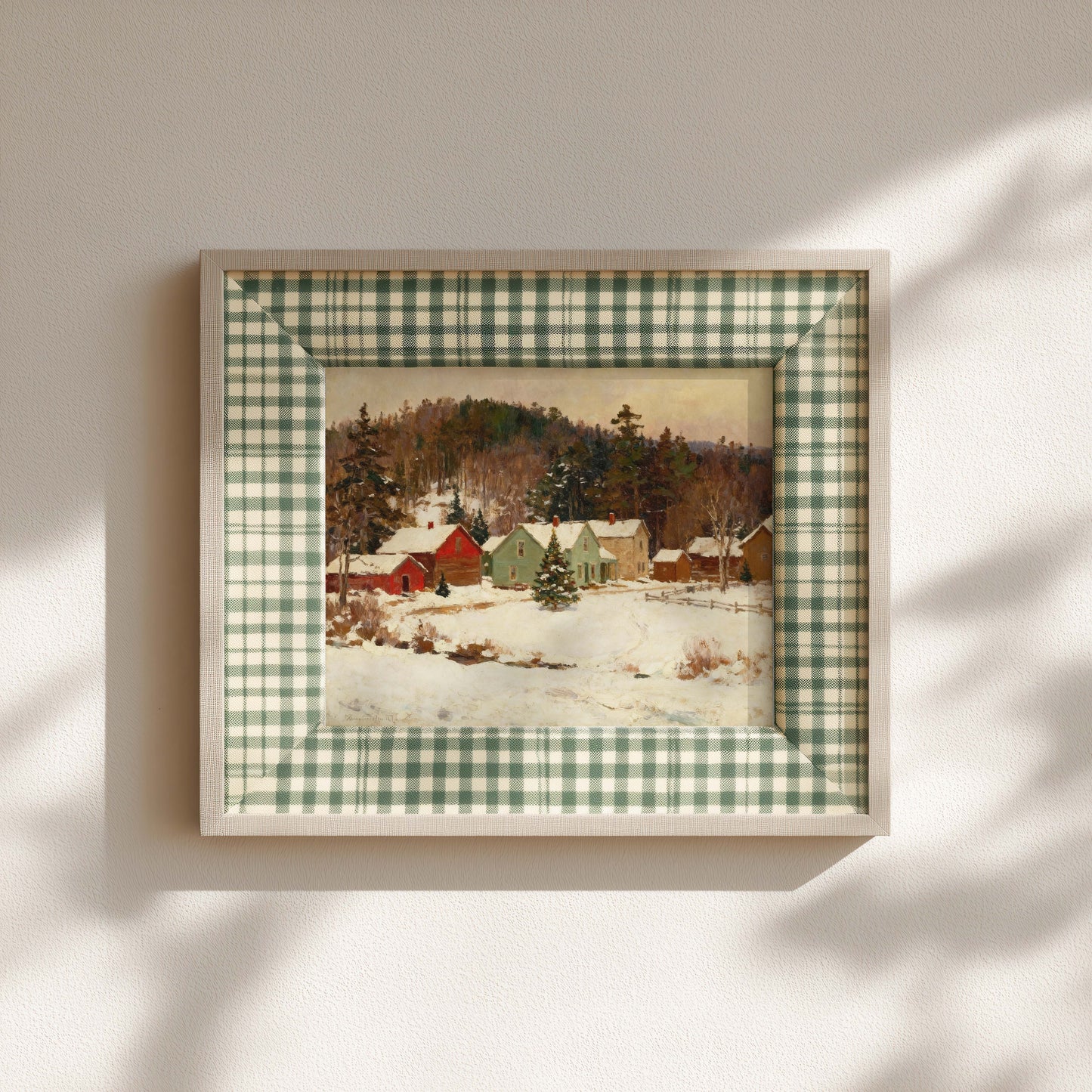 Christmas Village Printable Art