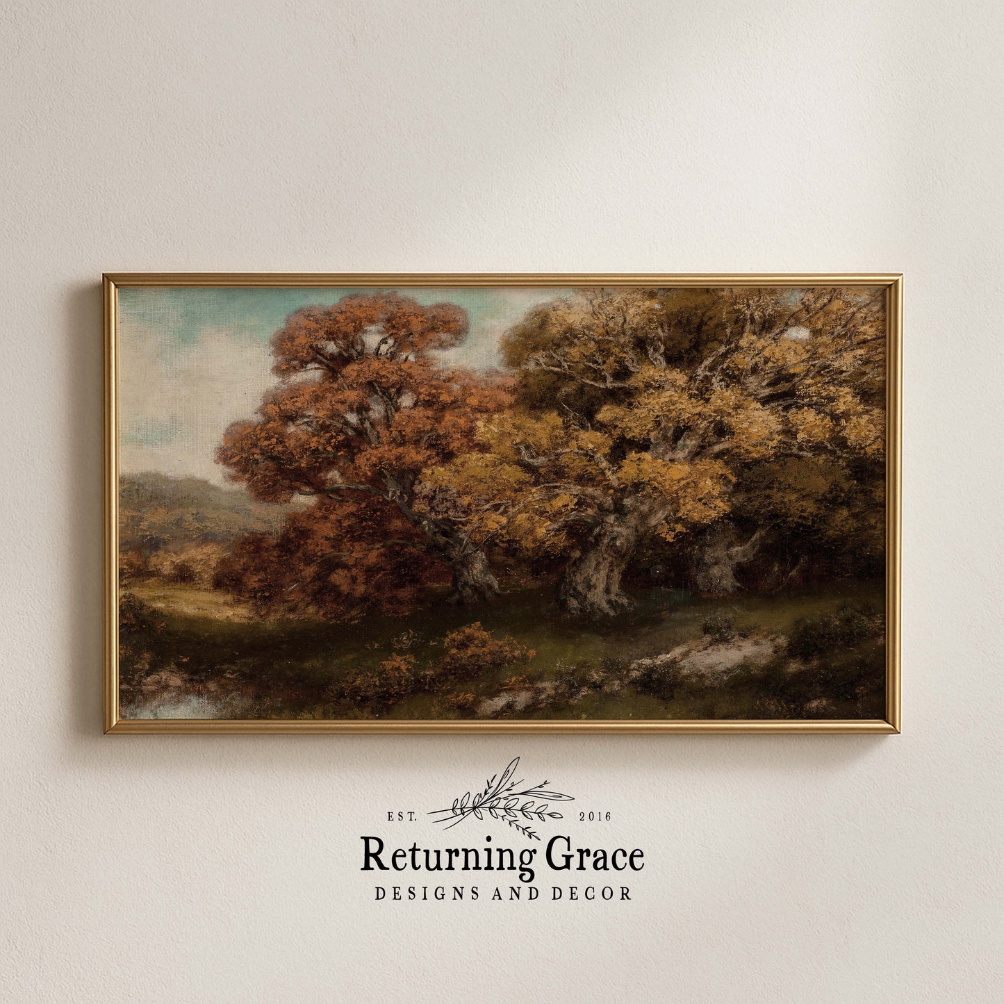 Fall Trees TV Art