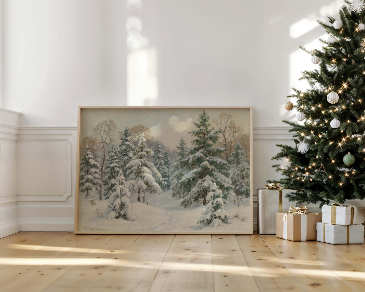Forest in Winter Printable Art