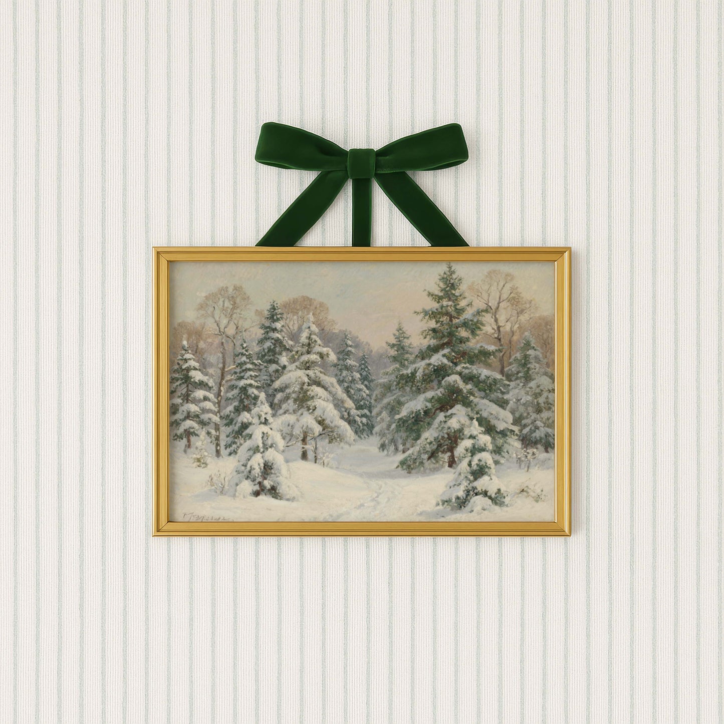 Forest in Winter Printable Art
