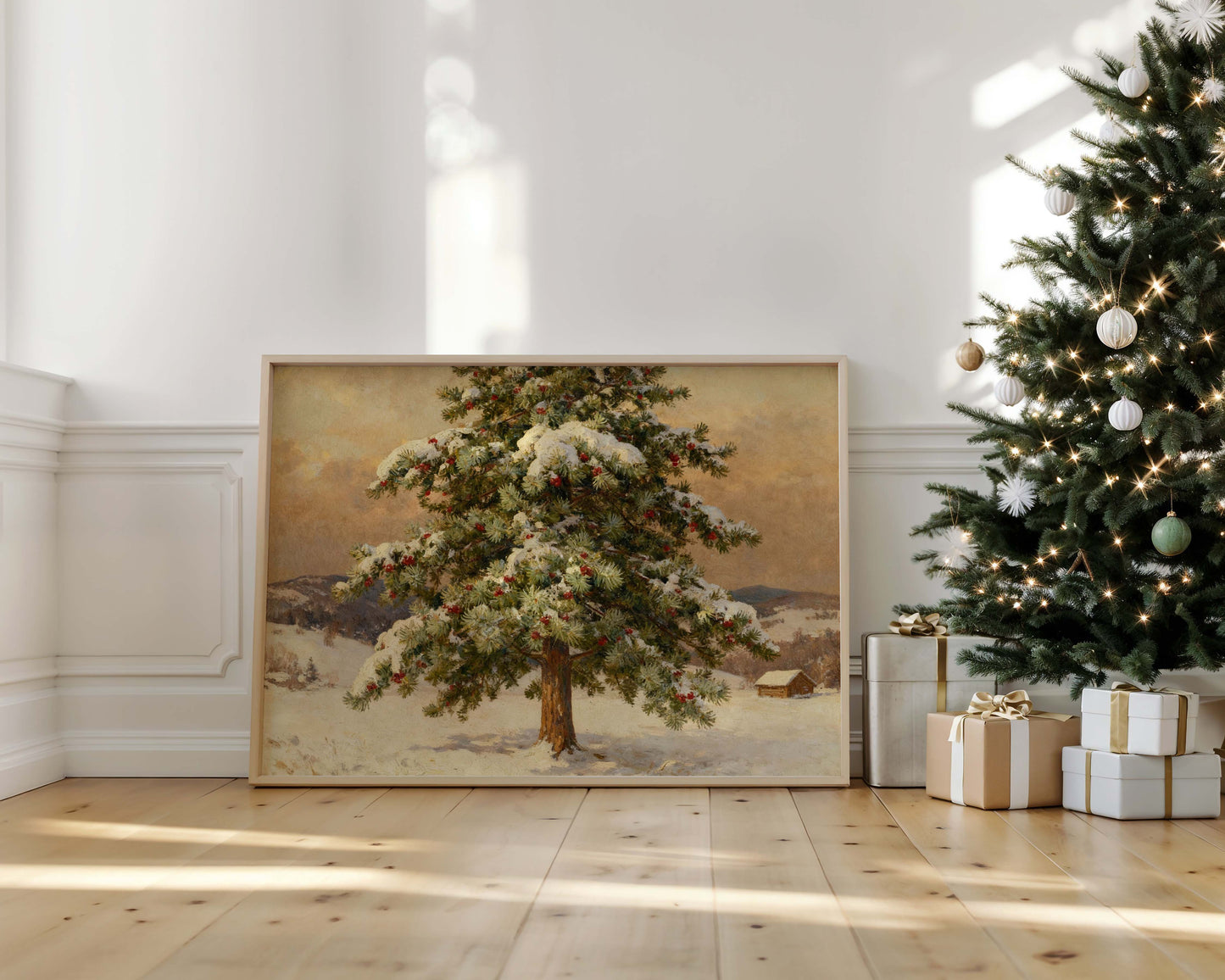 Holly In the Snow Printable Art