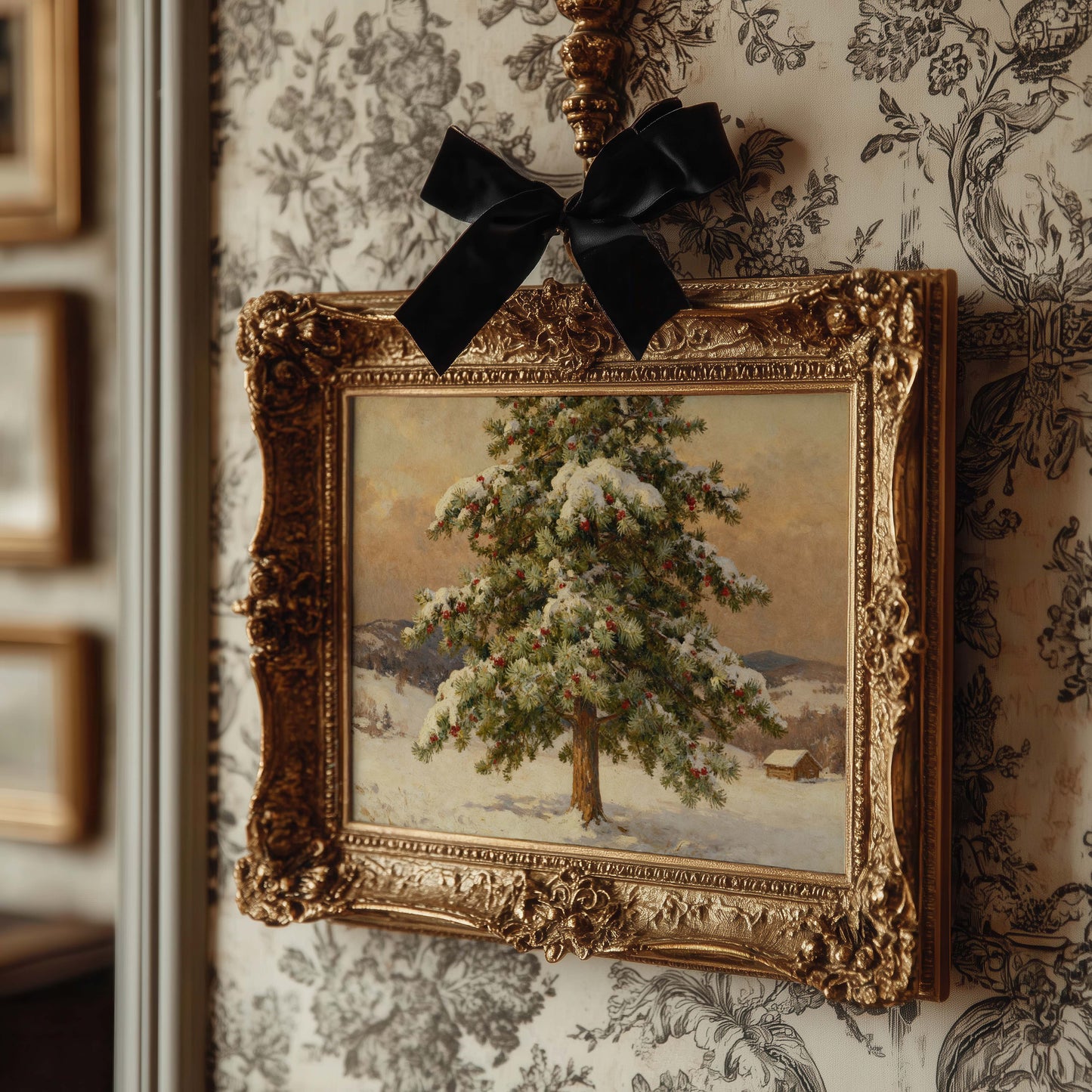 Holly In the Snow Printable Art