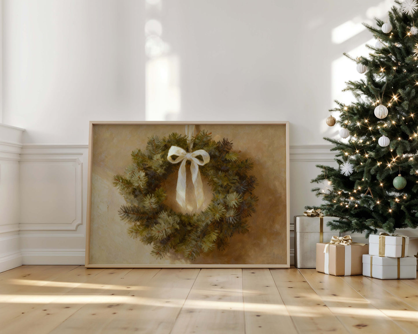 Pine Wreath Printable Art