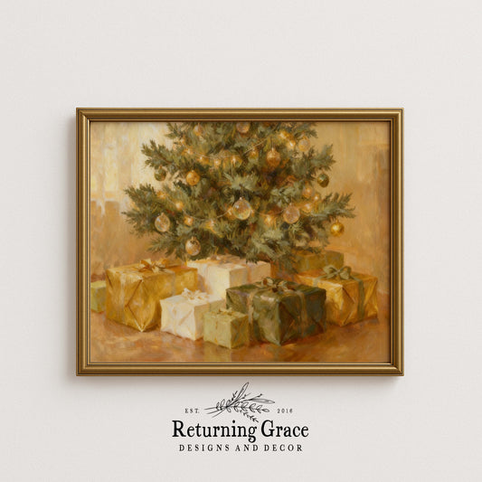 Presents Under the Tree Printable Art