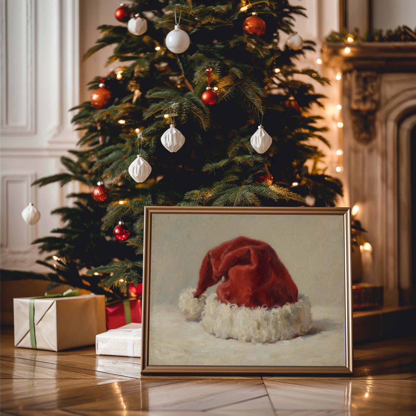 Santa Hat Printable Art