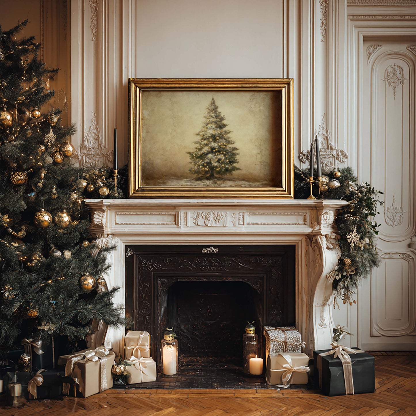 Single Christmas Tree Printable Art