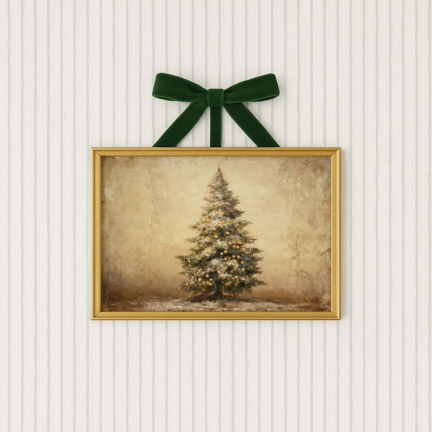 Single Christmas Tree Printable Art