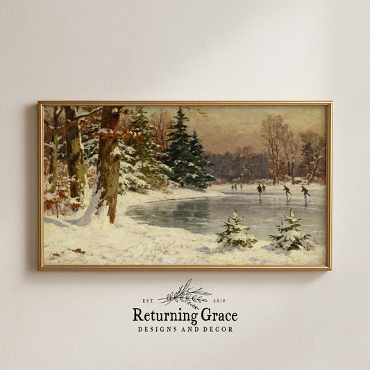 Sunday Skating TV Art