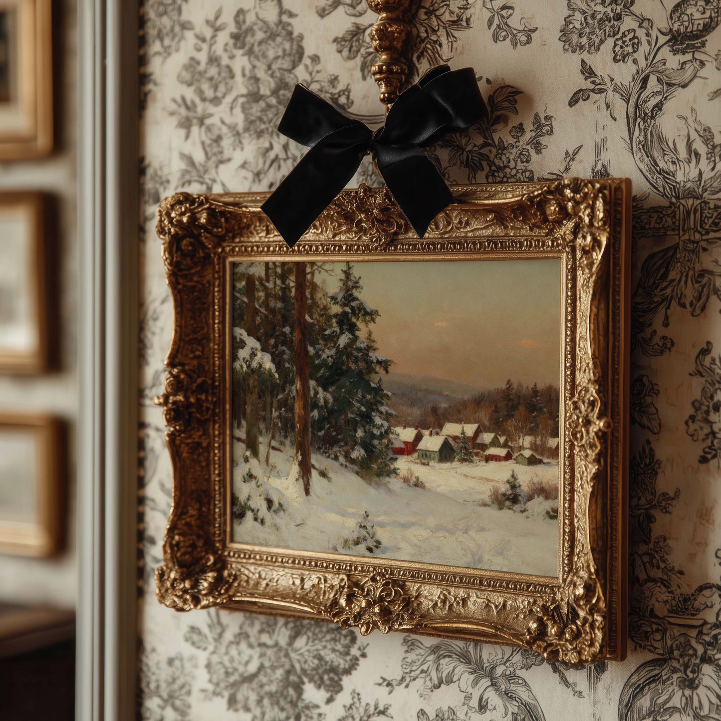 Village on the Mountain Printable Art