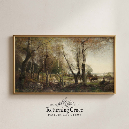 Waiting by the River Fall TV Art