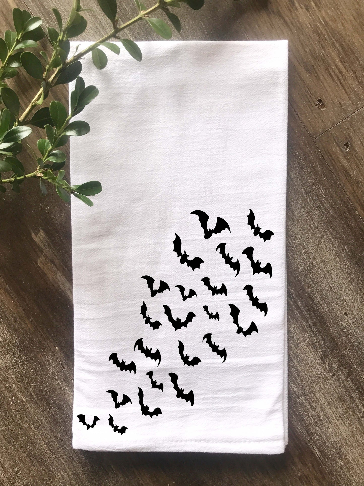 Flying Bats Tea Towel