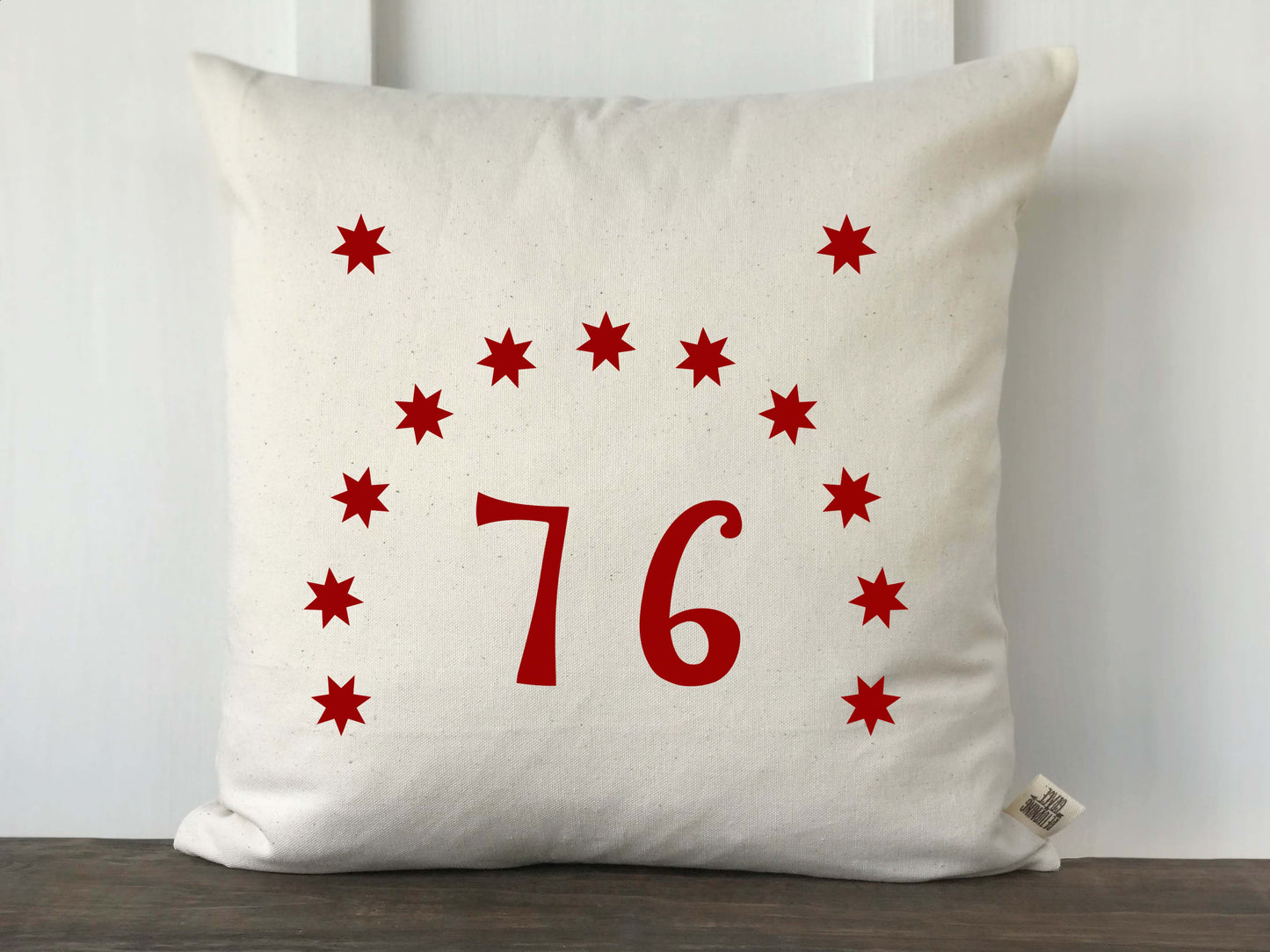 Bennington Flag 76 Pillow Cover