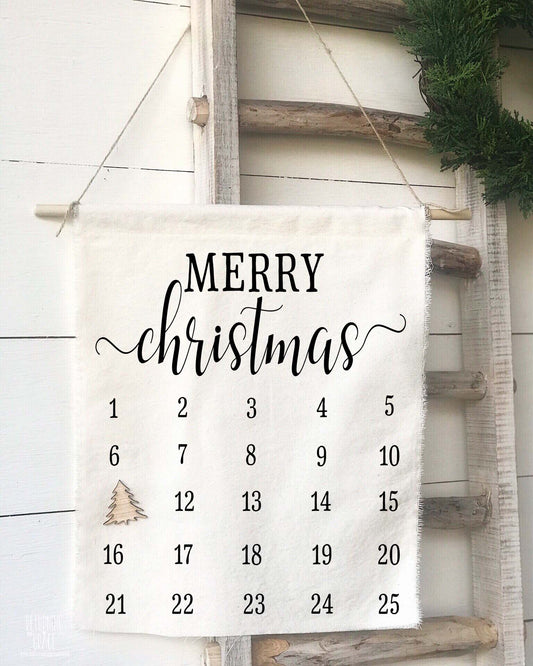 Merry Christmas Countdown Calendar - Returning Grace Designs