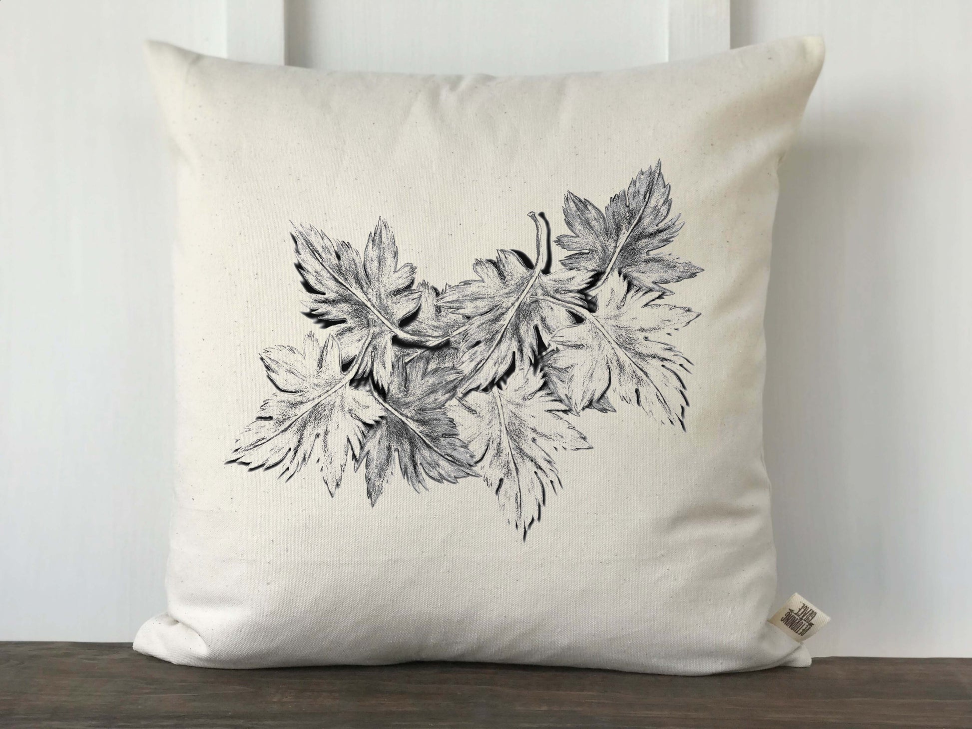 Leaves Original Art Pillow Cover - Returning Grace Designs