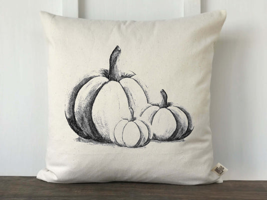 Pumpkins Original Art Pillow Cover - Returning Grace Designs