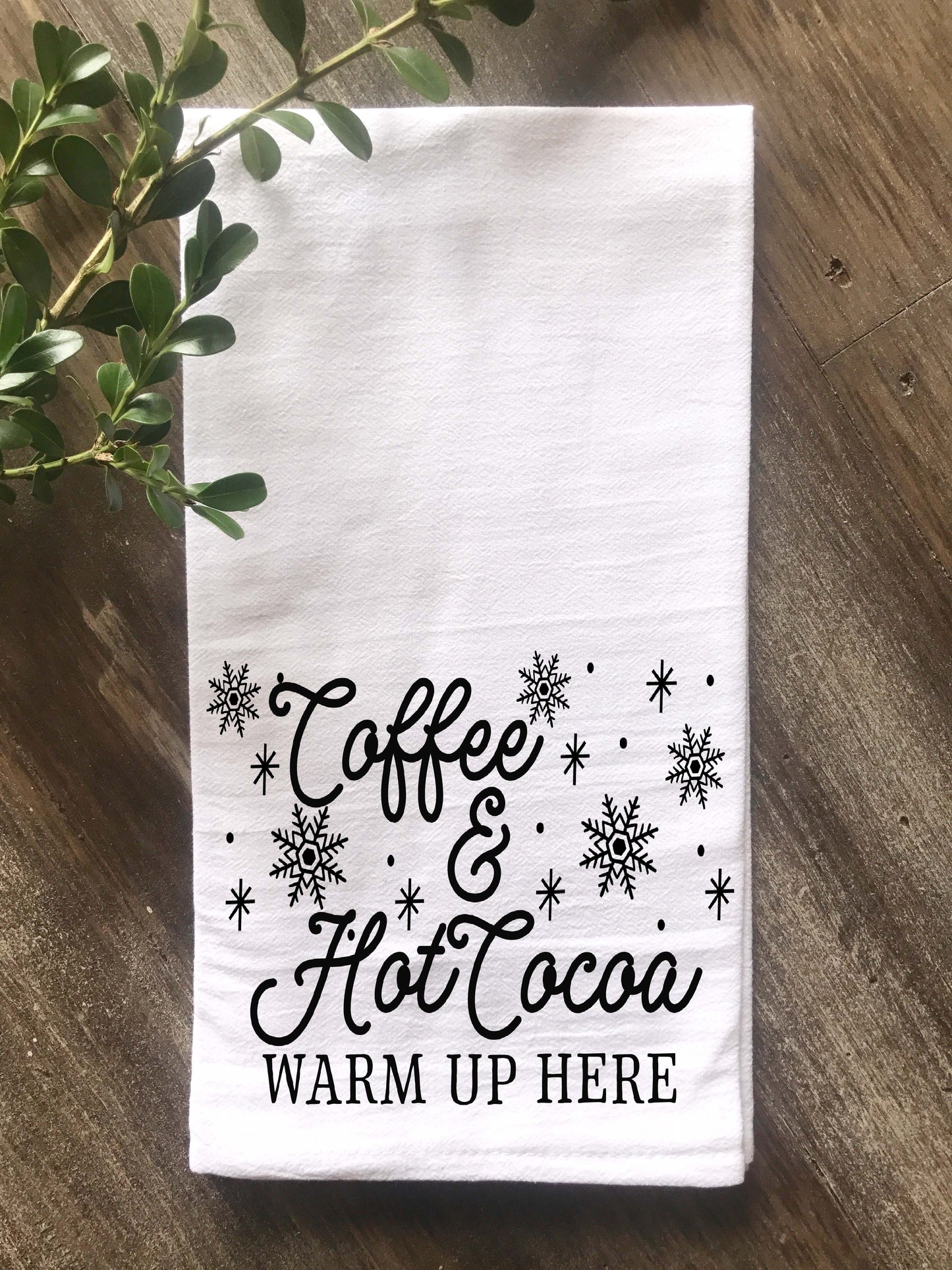 Coffee & Hot Cocoa Tea Towel