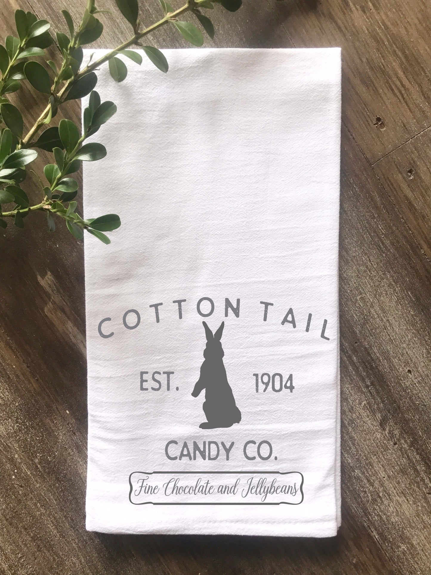 Cotton Tail Candy Company Flour Sack Tea Towel - Returning Grace Designs