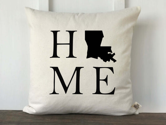 Home State Silhouette Pillow Cover - Returning Grace Designs