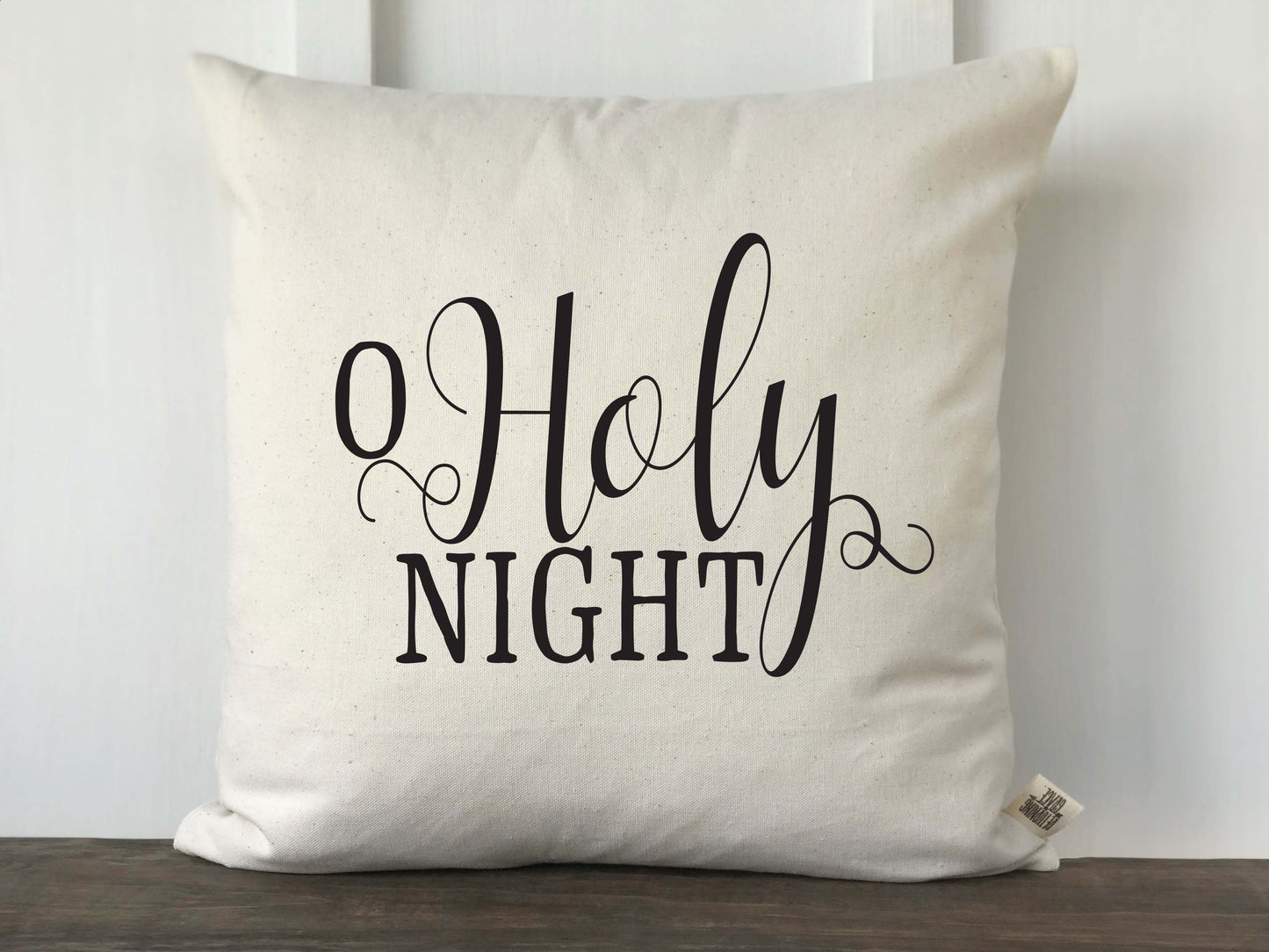 O Holy Night Christmas Pillow Cover - Returning Grace Designs
