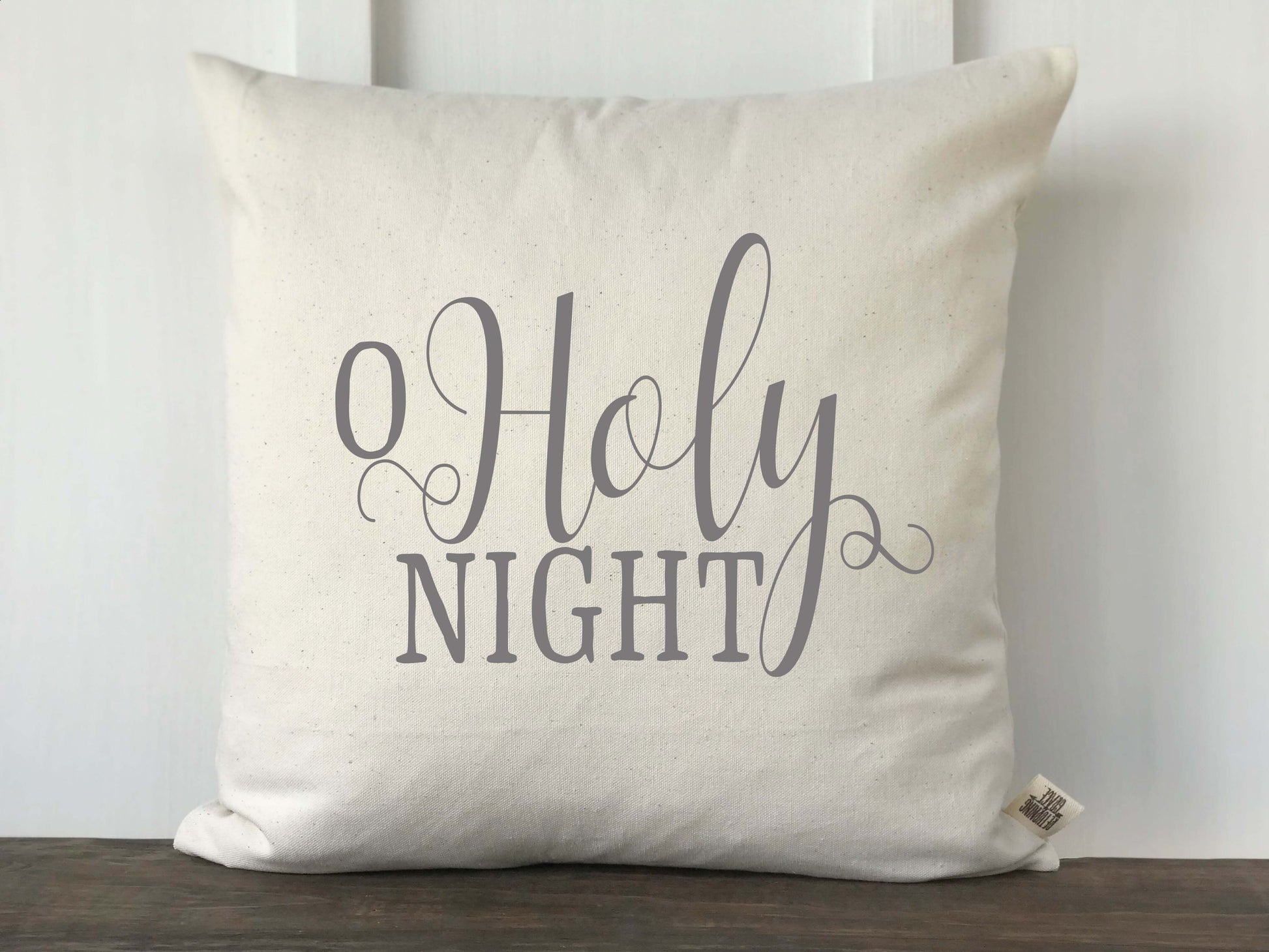 O Holy Night Christmas Pillow Cover - Returning Grace Designs