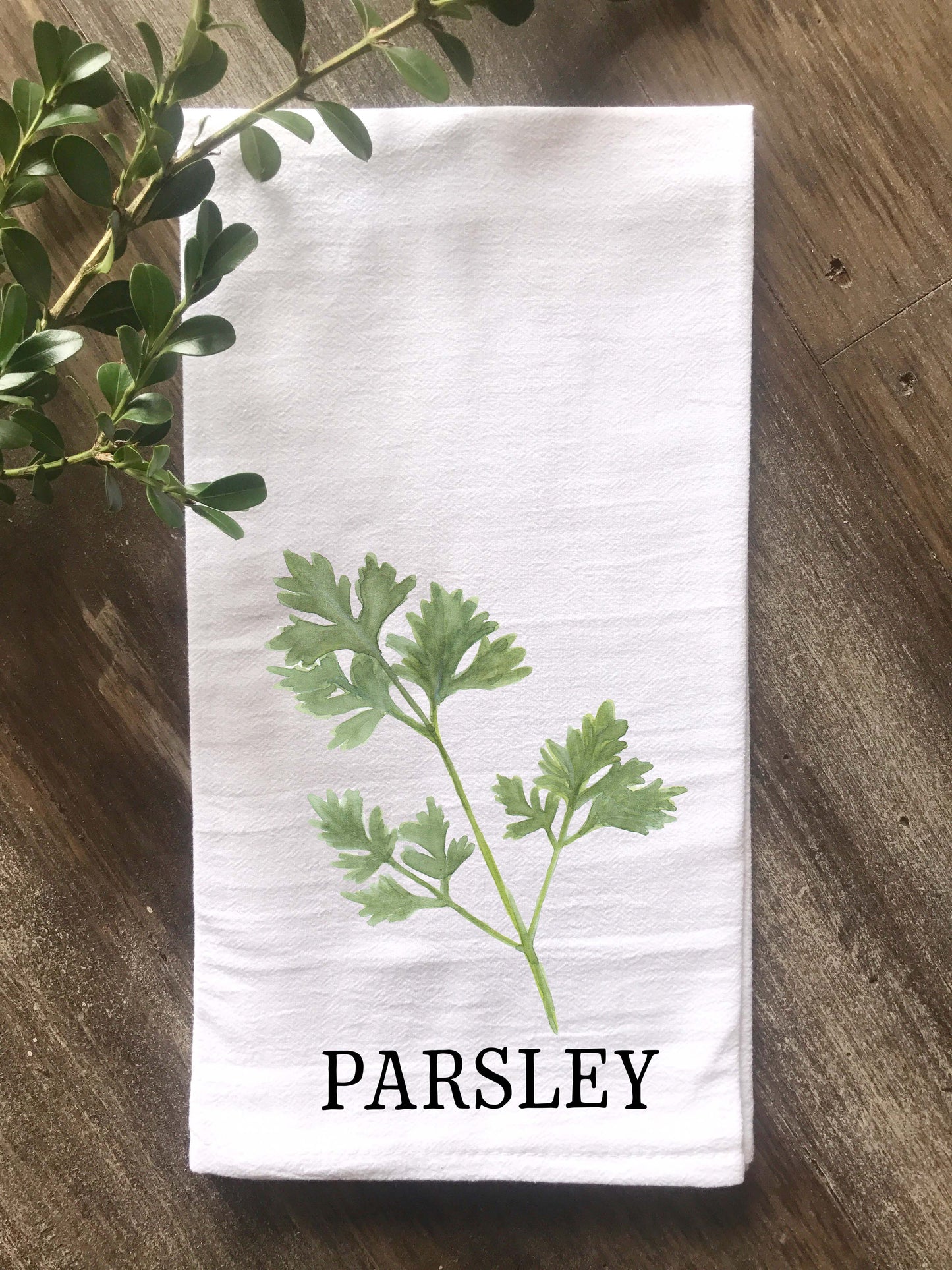 Parsley Herb Floursack Towel - Returning Grace Designs