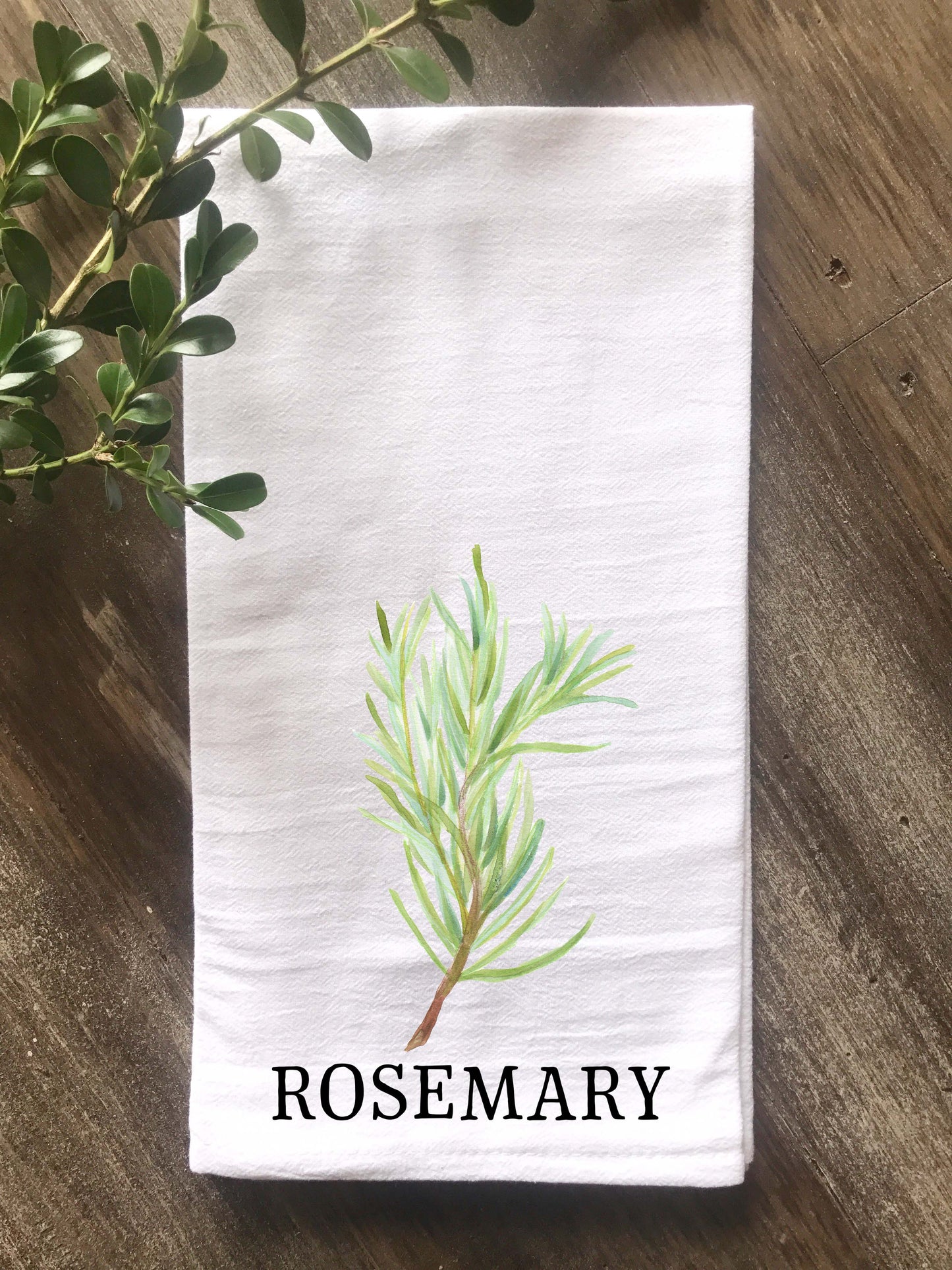 Rosemary Herb Floursack Towel - Returning Grace Designs