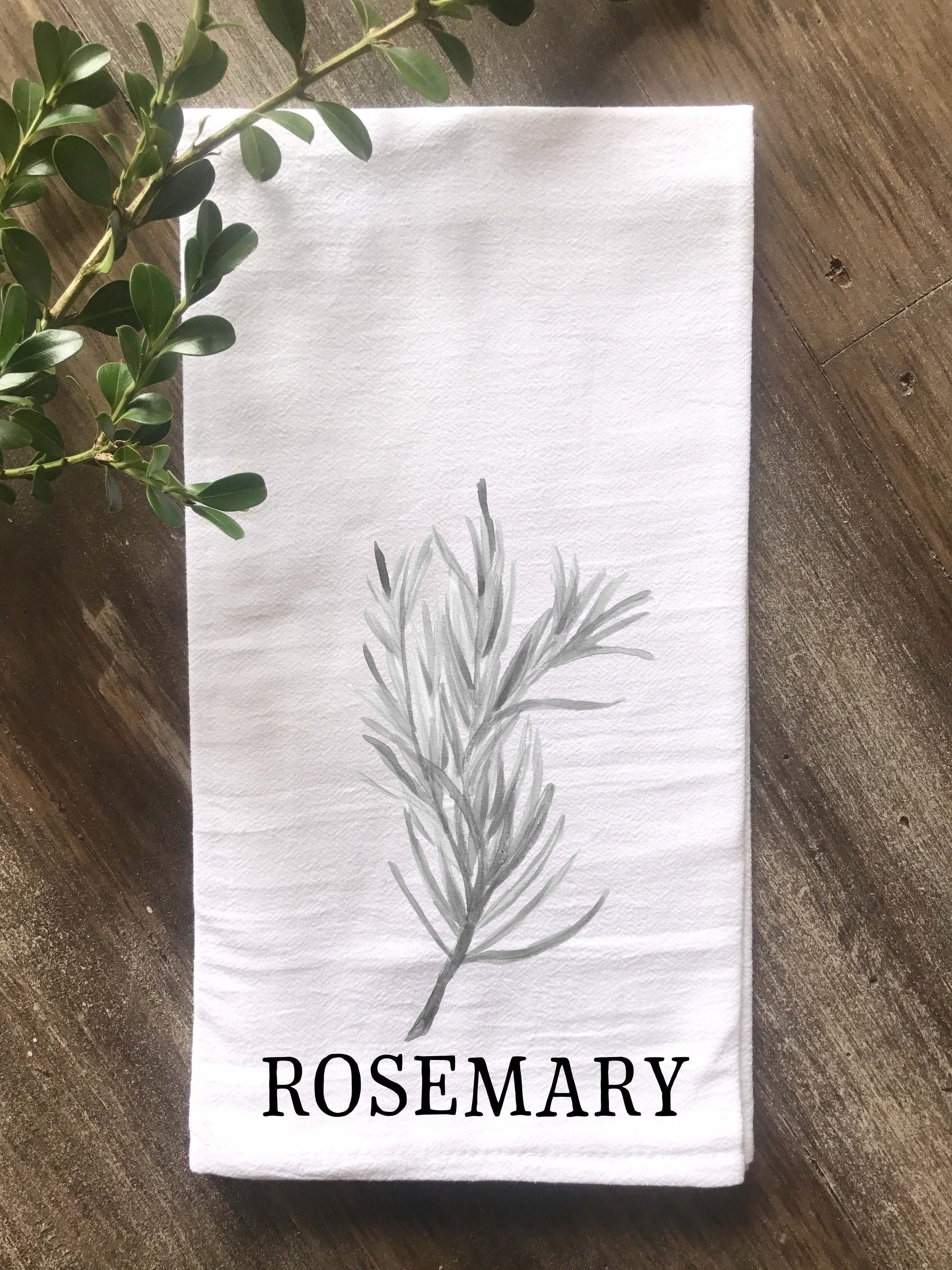 Rosemary Herb Floursack Towel - Returning Grace Designs