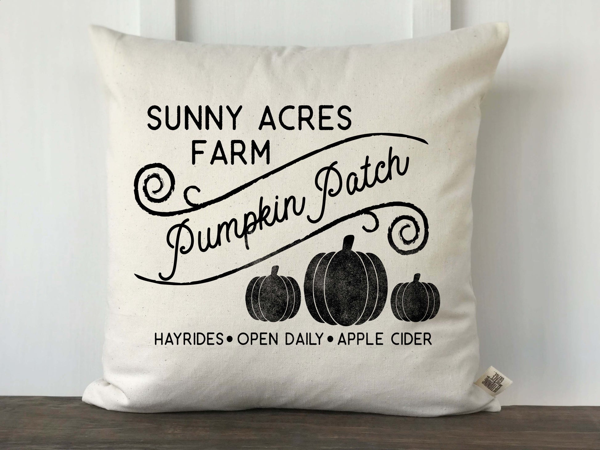 Pumpkin Patch Farm Pillow Cover - Returning Grace Designs