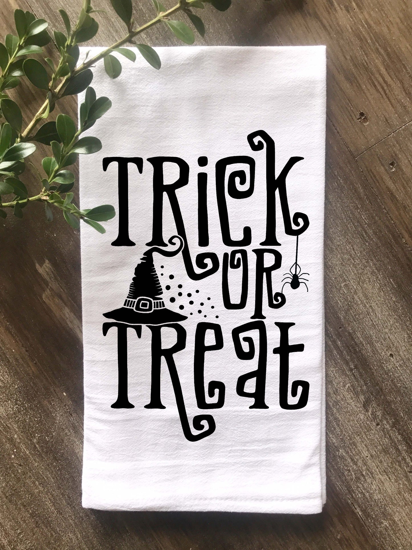Trick or Treat Tea Towel