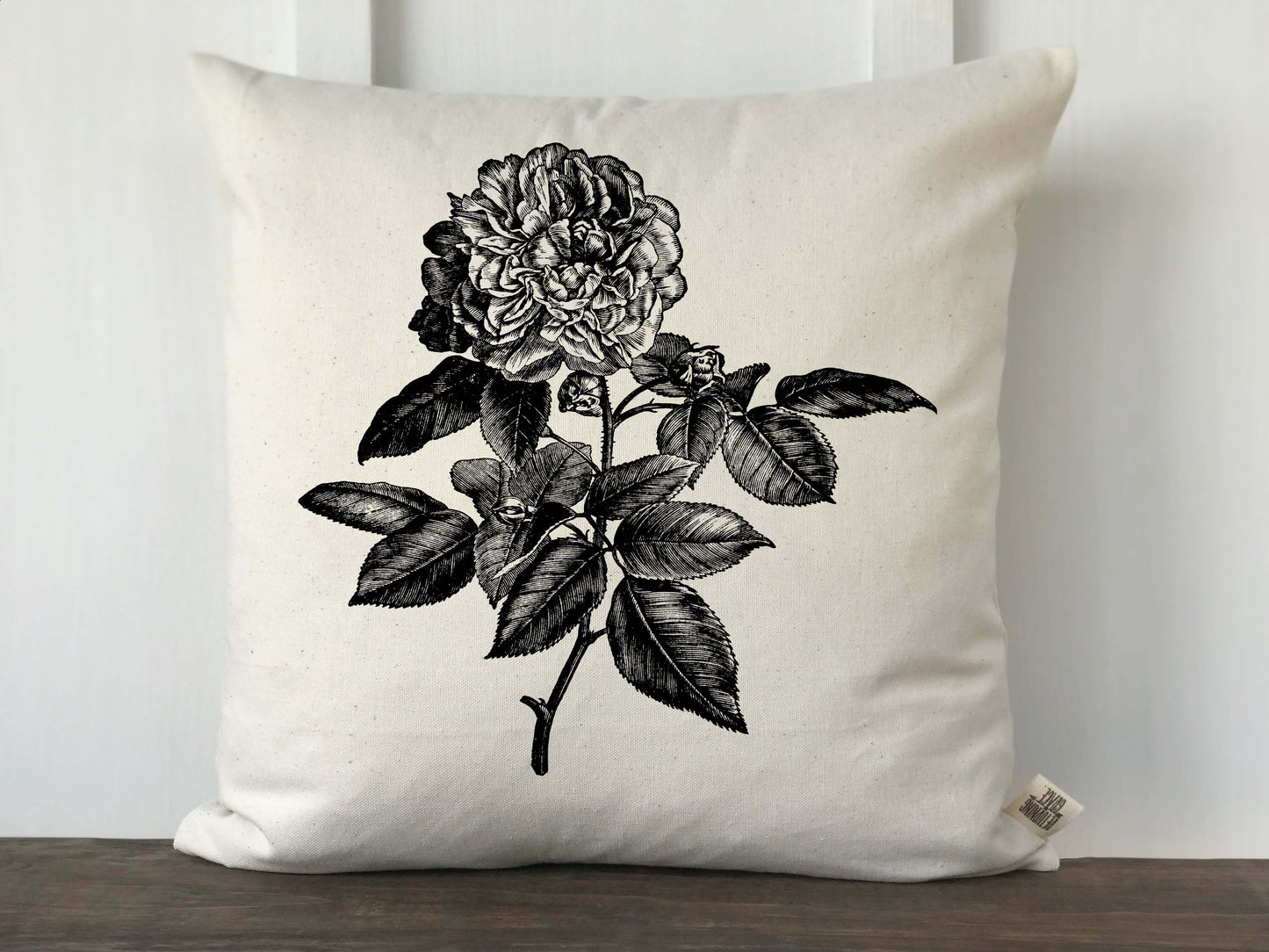 Vintage Rose Pillow Cover - Returning Grace Designs