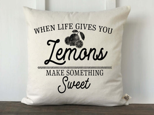 When Life Gives You Lemons Pillow Cover - Returning Grace Designs