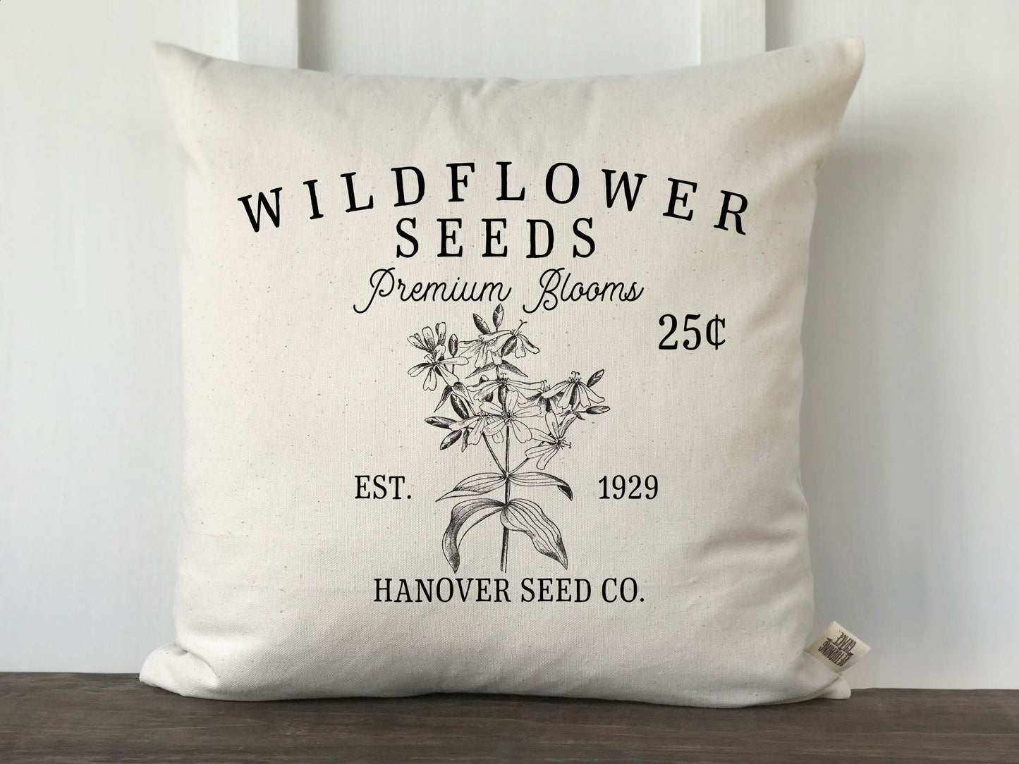 Wildflower Seeds Personalized Pillow Cover - Returning Grace Designs