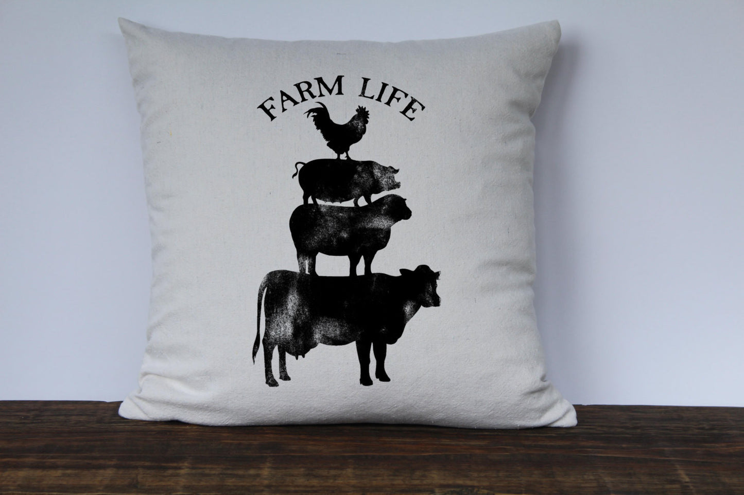Farm Life Pillow Cover - Returning Grace Designs
