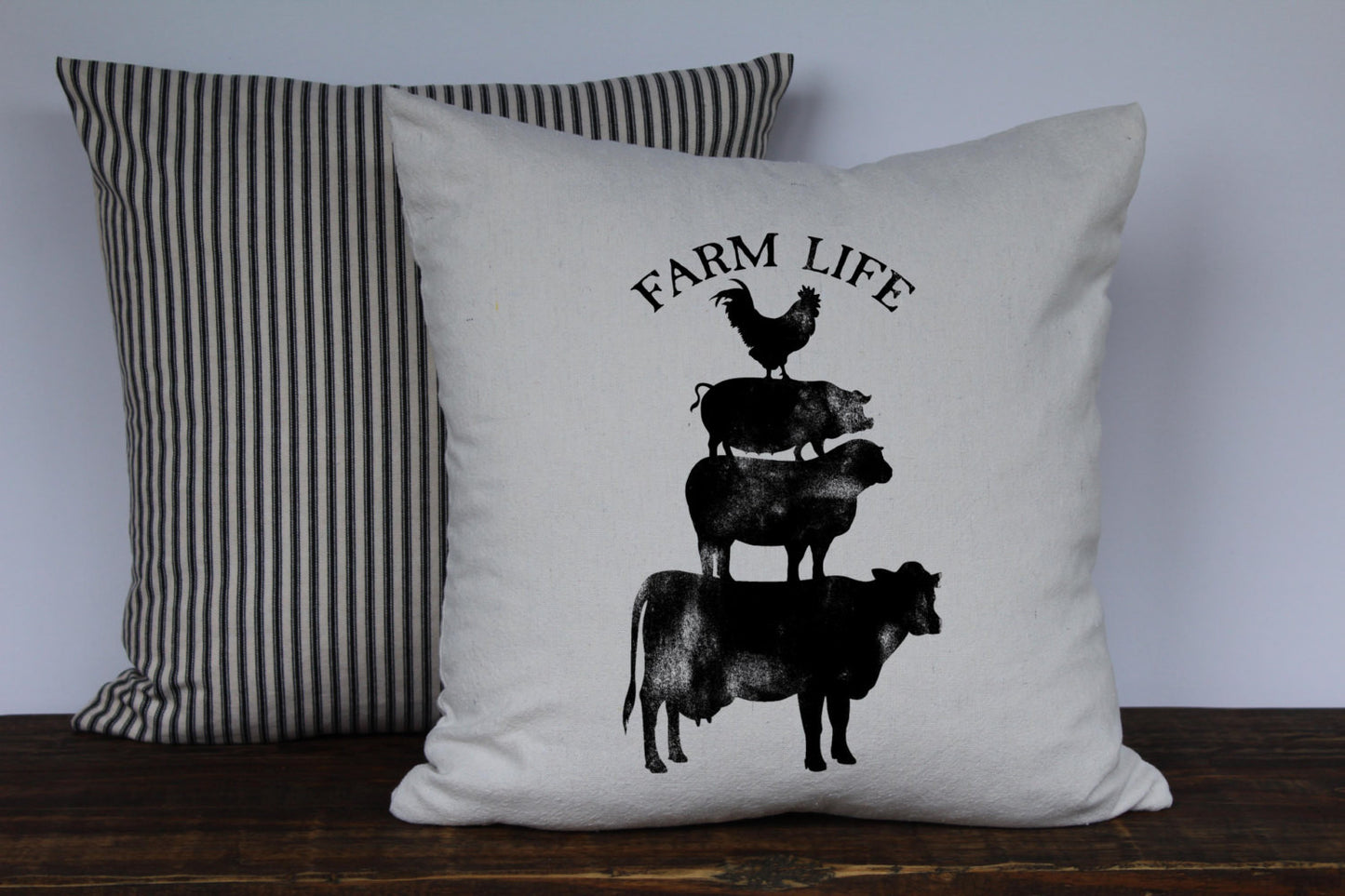 Farm Life Pillow Cover - Returning Grace Designs