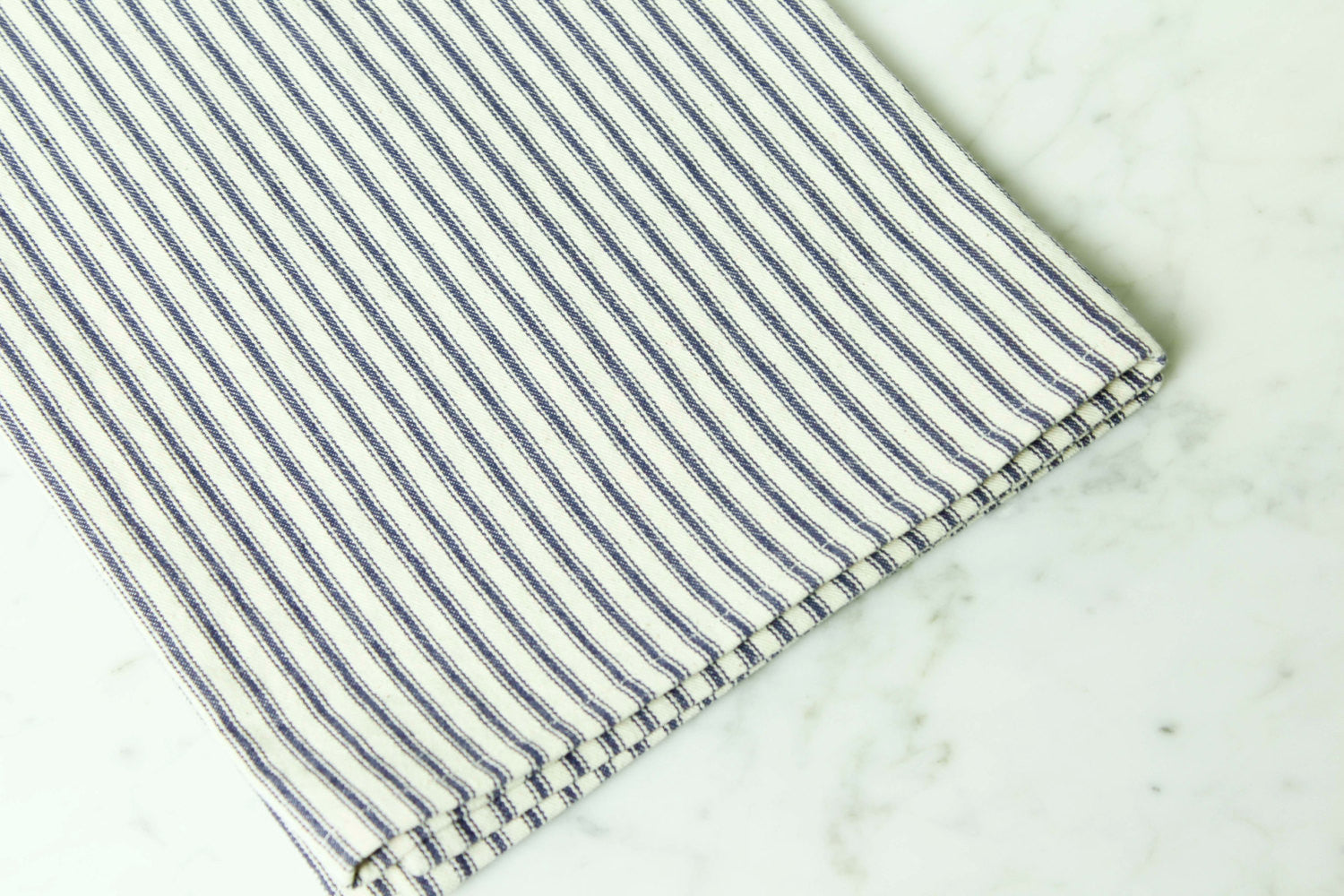 Farmhouse French Ticking Stripe Tea Towel - Returning Grace Designs